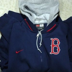 Nike Red Socks zip up hoodie